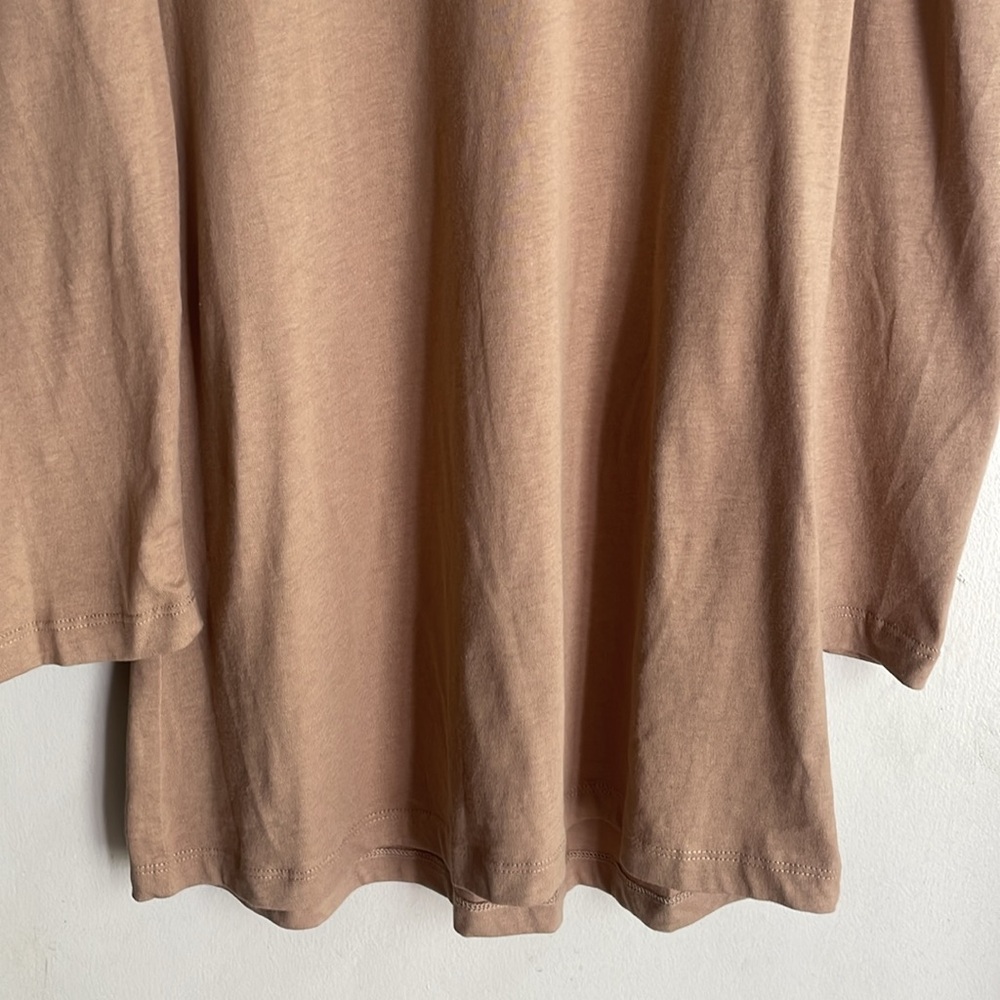 Tuckernuck Pomander Tan Vesty Long Puff Sleeve Crewneck Top - Picture 9 of 16